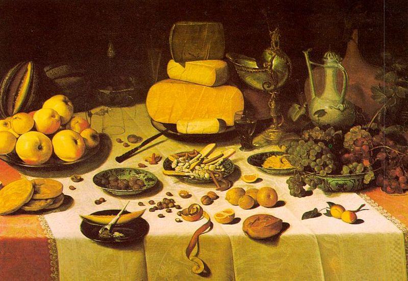 Floris van Dijck Laid Table oil painting picture